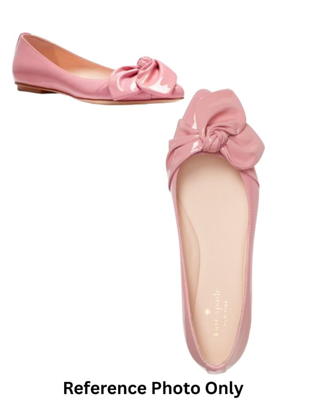 Kate Spade Nancy Flats in Moody Rose - Size 8 - Pre-Loved